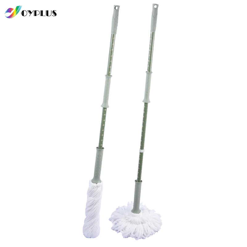 Hot Sales Durable Floor Cleaning Mop Printed Handle Magic Twist Mop