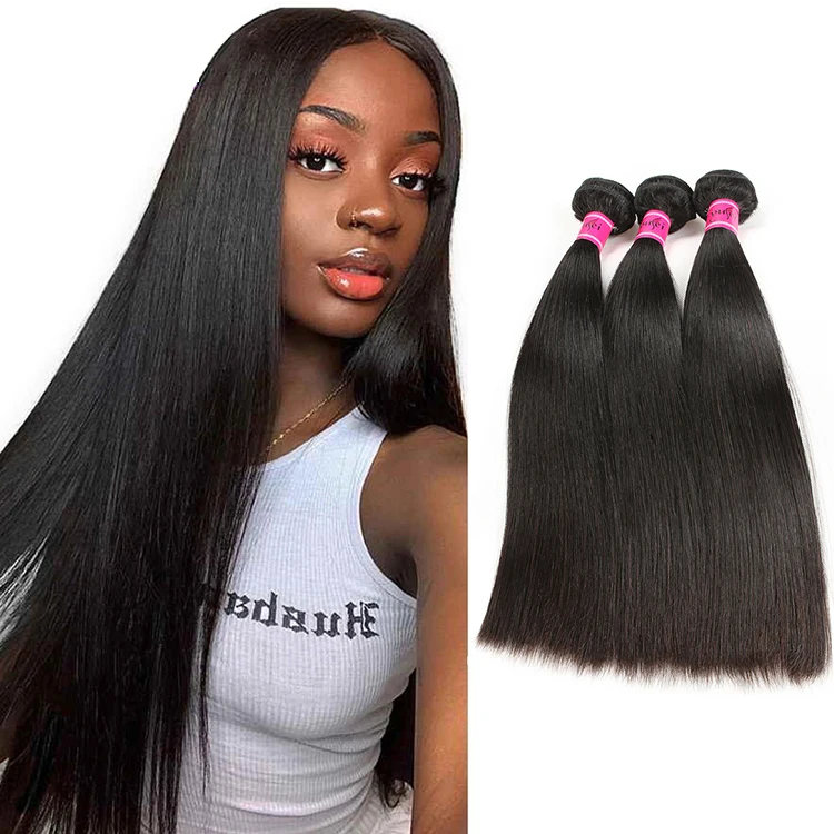 
Wholesale Unprocessed Natural Color Virgin Brazilian Human Hair Weave 