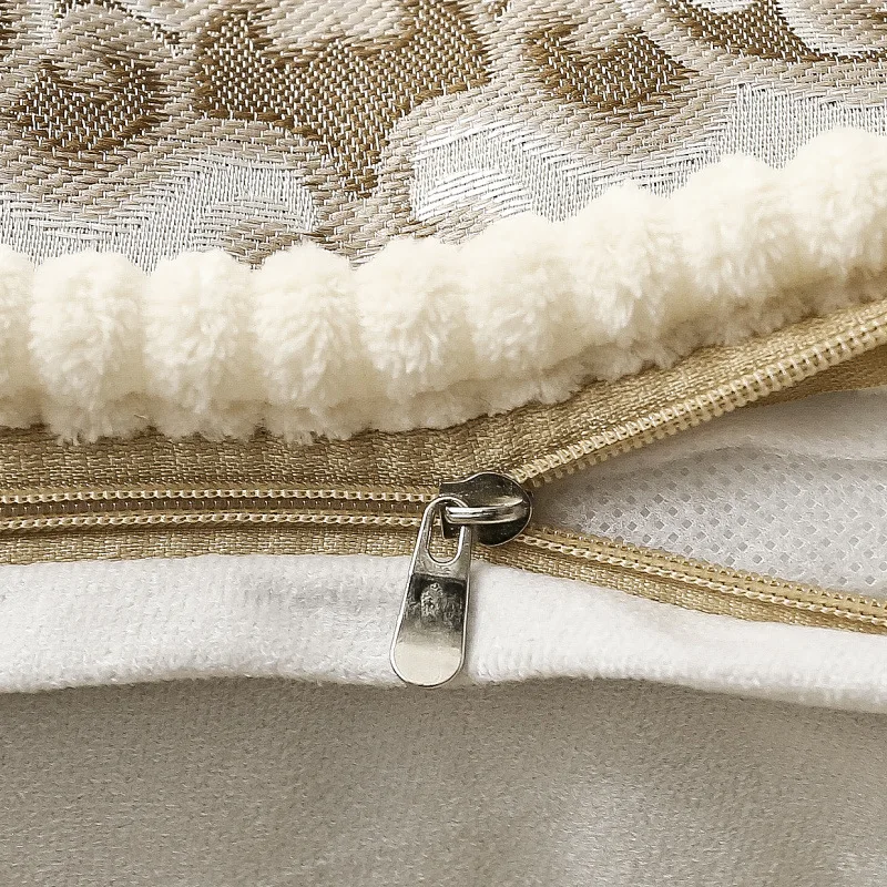 Home Decor Sofa Pillow Peony Flower Pattern Bedside Soft Cushion Cover