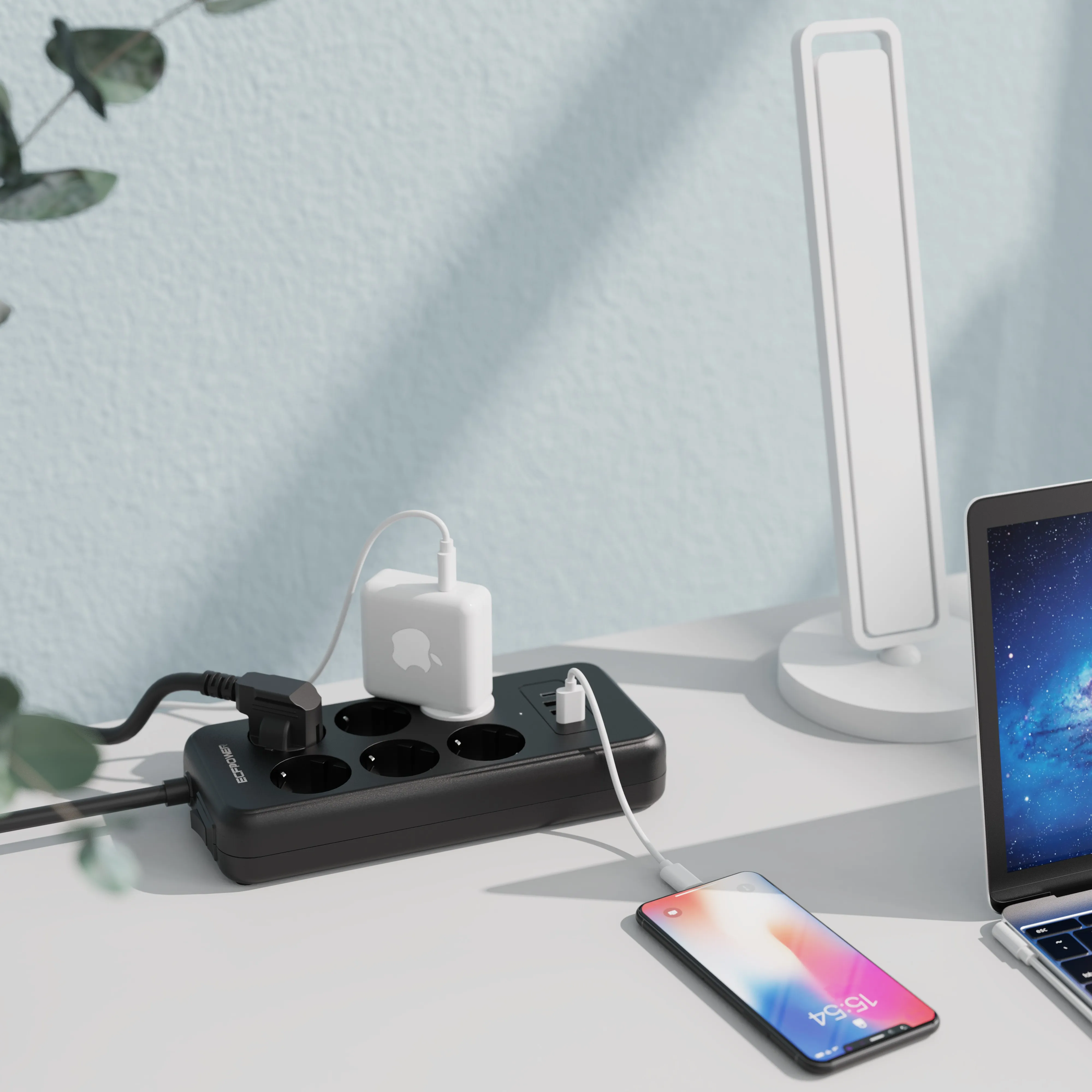 Удлинительный шнур европейского стандарта сетевой фильтр с Usb Pd 6 Ac стабилизатор напряжения для дома офиса