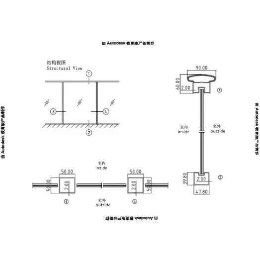 RG90 Factory Direct Sales Frame Railing Top Quality Aluminum Alloy Balustrade Stair Glass Railing Custom Design Glass Railing