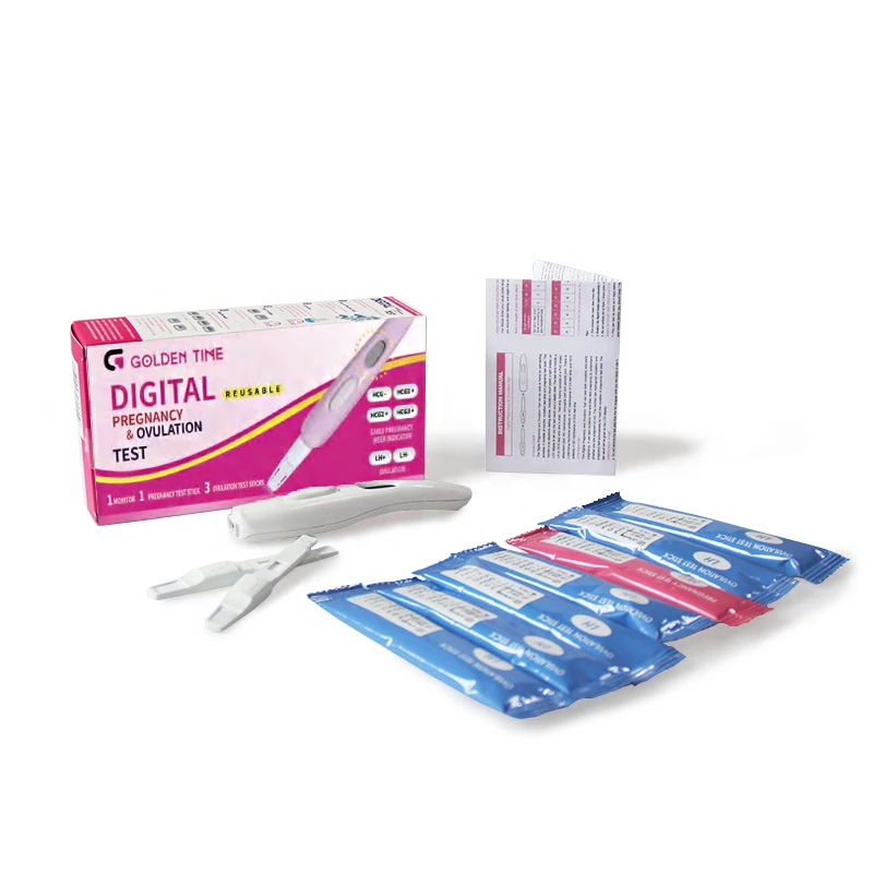 Manufacturers Private Label One Step Reusable Digital Early Hcg Fertility Tester Pen Device Stick Pregnancy Test Kit