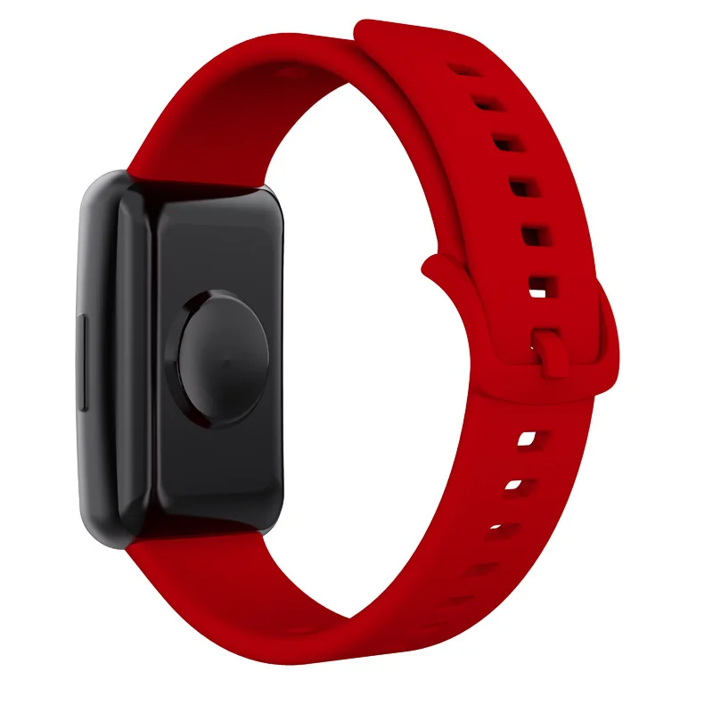 Huawei watch fit silicone strap watch fit new strap colourful buckle