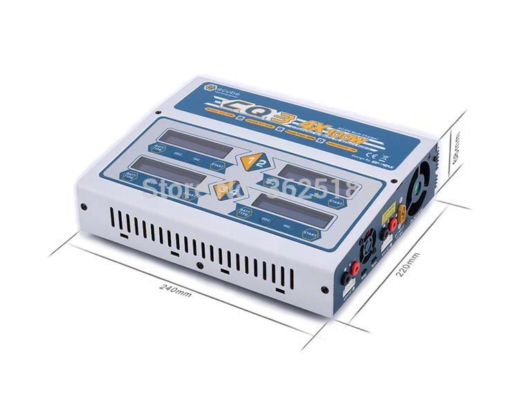  EV-Peak CQ3 RC 100 (Ш) x 4 баланса Lipo аккумулятор зарядное устройство для никель-металл-гидридных и никель-кадмиевых типов аккумуляторов литиевая батарея dis с цифровым