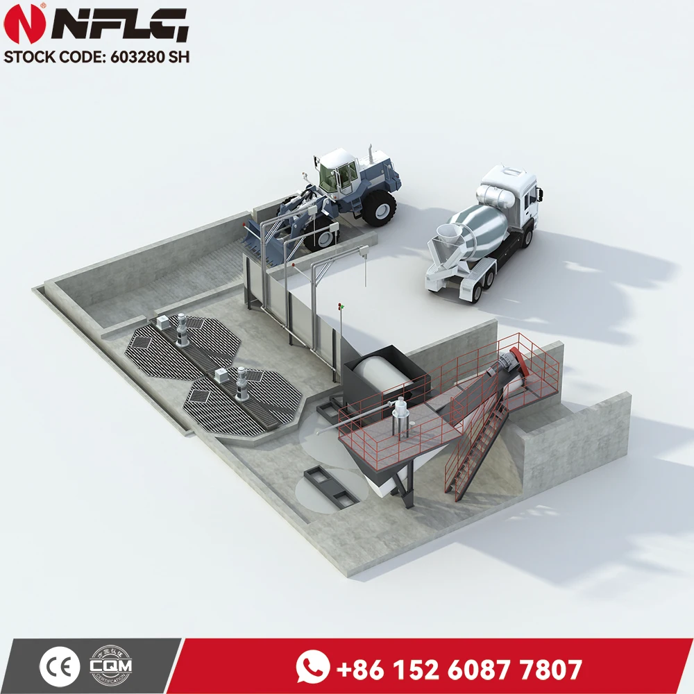 High Quality Concrete Batching Plant With Cement Silo Price