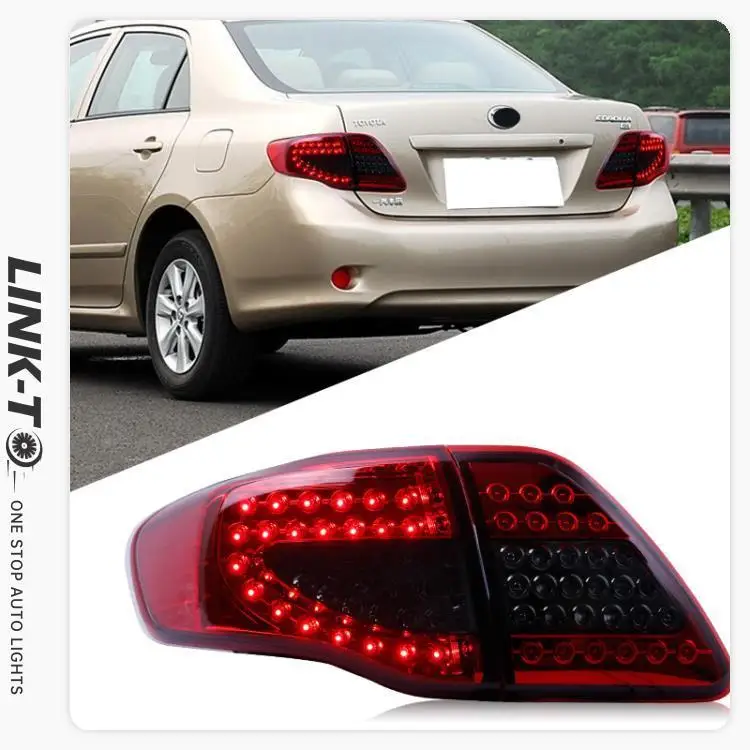 LINK-TO Factory Wholesales Tail Light Full LED Tail Lamp Taillights 2008 2009 2010 2011 For Toyota Corolla Rearlamp