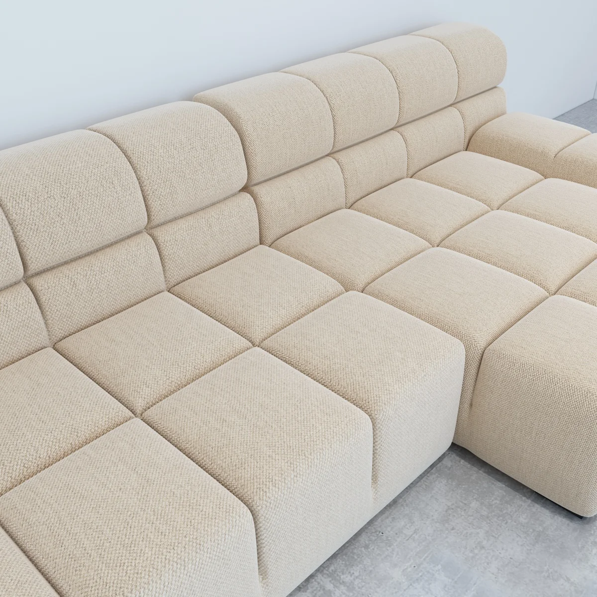 Living room sofa  L shape modular sectional sofa