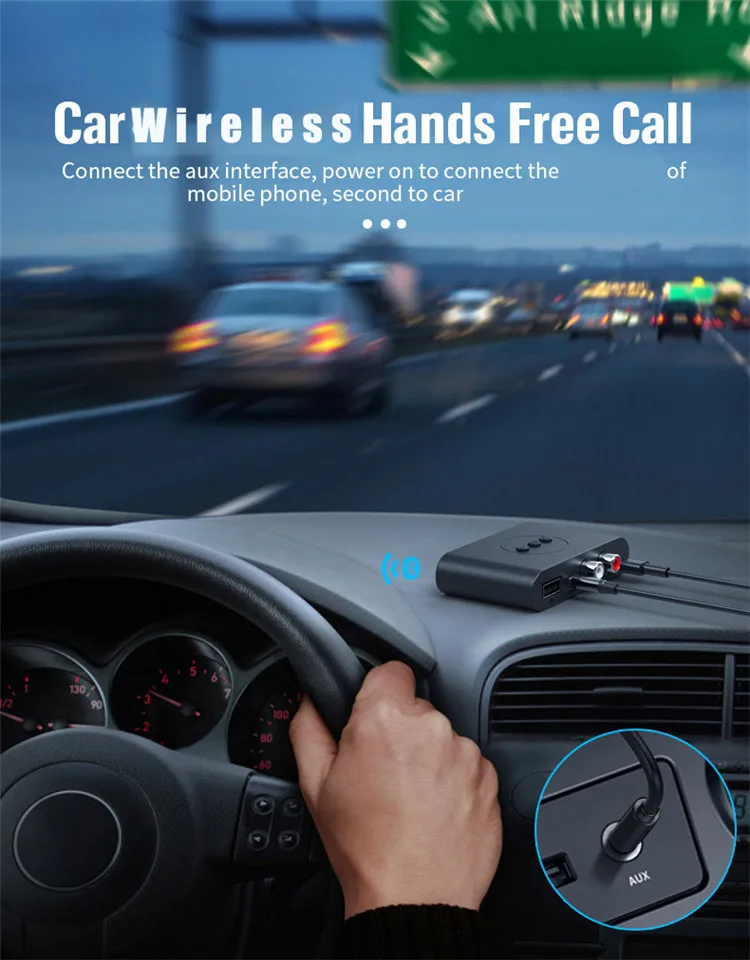 B21 Wireless 5.0 Receiver Audio Transmission Stereo Music Support U Disk NFC Connect Audio receiver