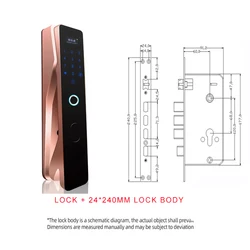 USB Rechargeable Door Lock Intelligent Smart keyless touch outdoor waterproof metal fingerprint combination padlock