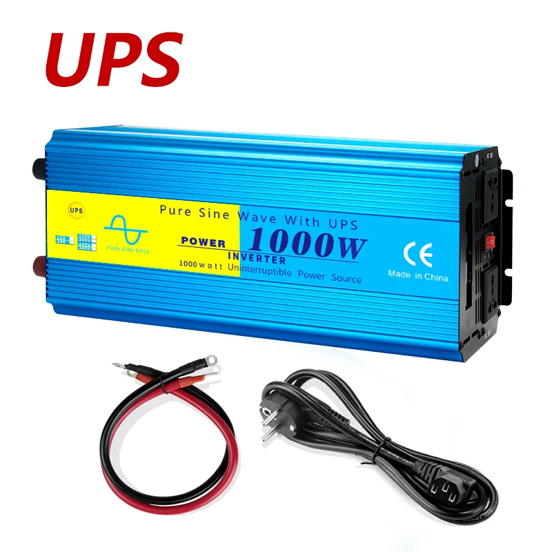 SUREDOM Inverter 12v 220v 300w 500w 1000w 2000w 3000w EU Power UPS inverter charger invertor 12v to 220v pure sine wave inverter