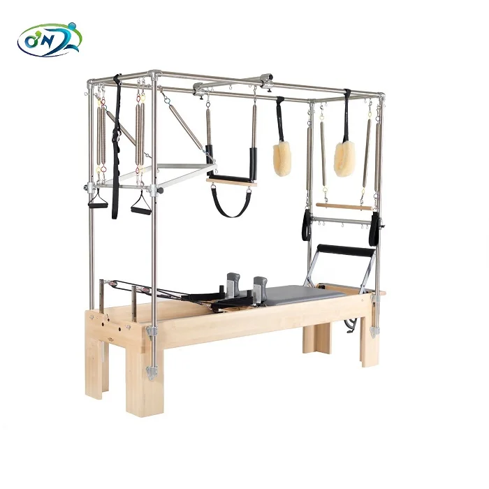 ONT-P7 Hot Sale Pilates equipment- Pilates 2 in 1 Trapeze Cadillac Reformer  Machine for Yoga Fitness