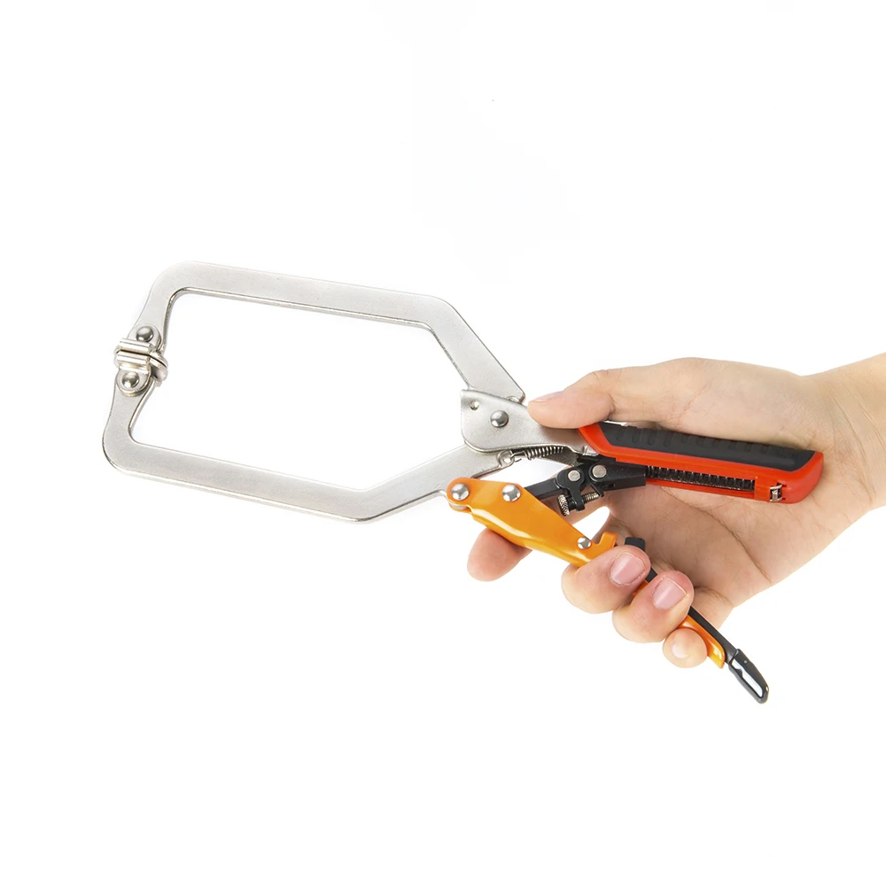 19inch quick released wood working c-type clamp self adjustable welding vise grip locking pliers