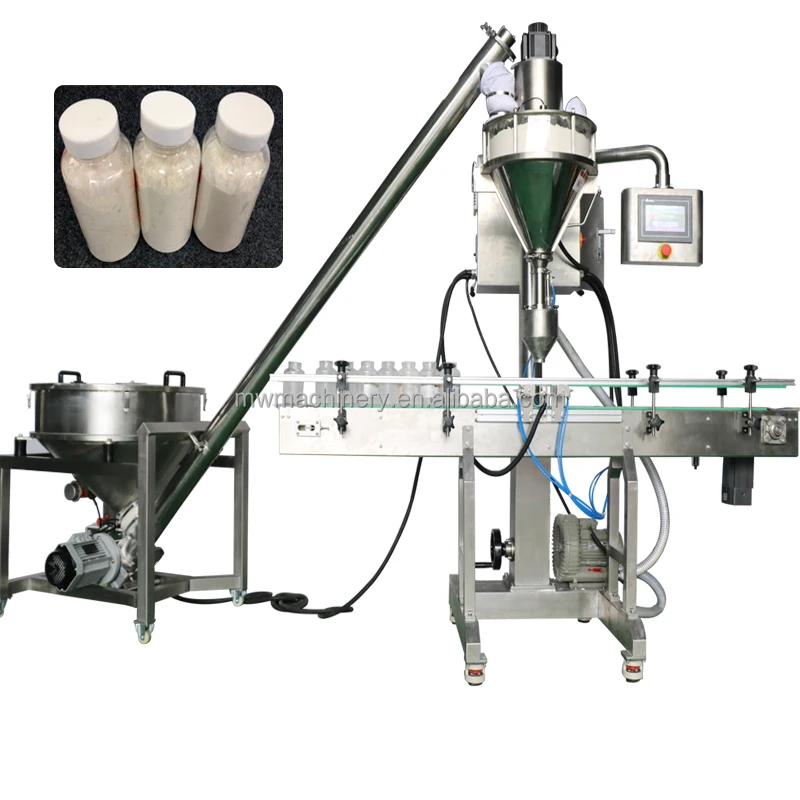 Standardized Products Powder Sachet Auger Fillerbottle Filling Machine Full Automatic Powder Bottle Filling Machine