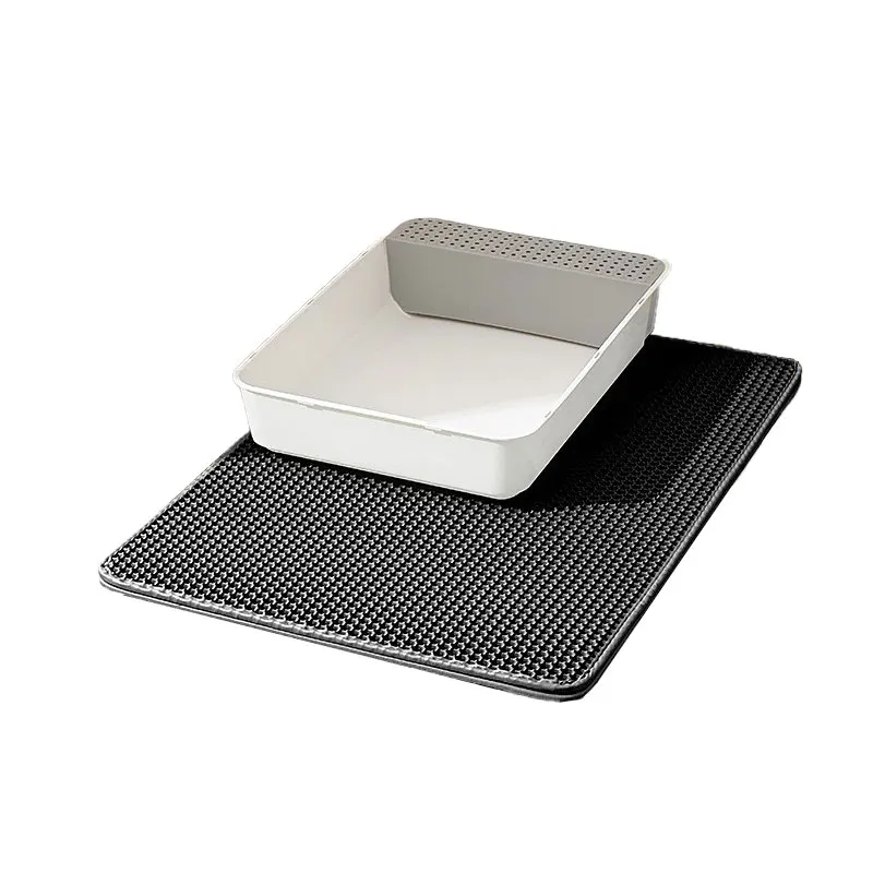 Wholesale New Design XLX Cat Litter Mat Waterproof EVA & PVC Rubbing Foot Pads