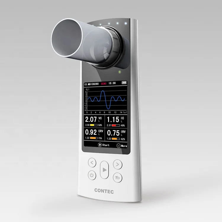  Новый usb портативный Спирометр CONTEC SP80B с цветным