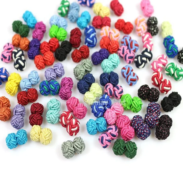 Заводские запонки с шелковым узелком для мужчин и женщин, эластичная пряжка