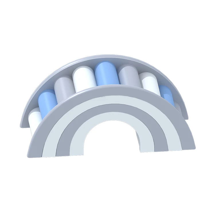 White Blue Color Children Party Softplay Equipment Indoor Soft Play