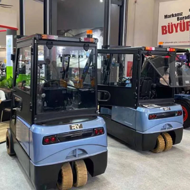 Royal Economic 2 Ton 3 Ton 5 Ton 3 Wheel 4 Wheel Lithium Battery Fork Lift Trucks with Solid Tire
