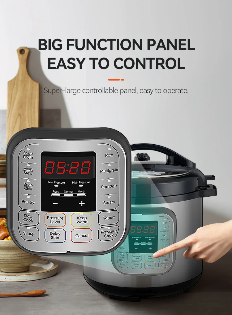 2023 high quality new arrival 5 L 6 L 8 L 10 L 12 L 15 in 1 electric rice pressure cooker for kitchen