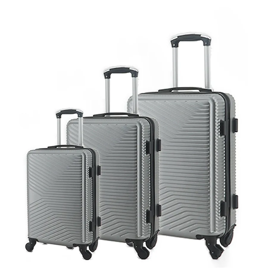 Semi Finished Luggage Set ABS 12 Pcs 18-29inch travel trolley bags Wholesale Custom suitcase Travel Bag new design luggage