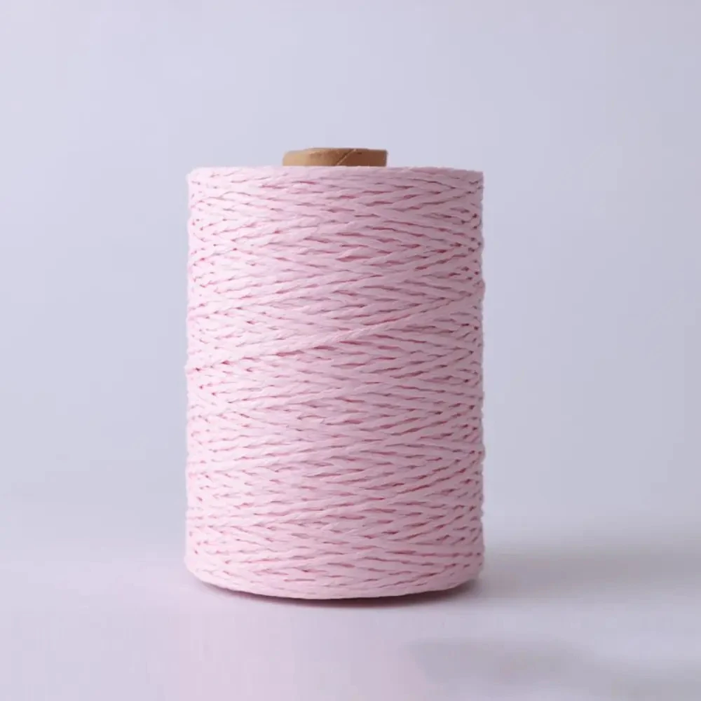 280-300m/Roll Natural Raffia Straw Yarn For Knitting Crocheting Paper Threads DIY Handmade Summer Sunhat Beach Bag Material