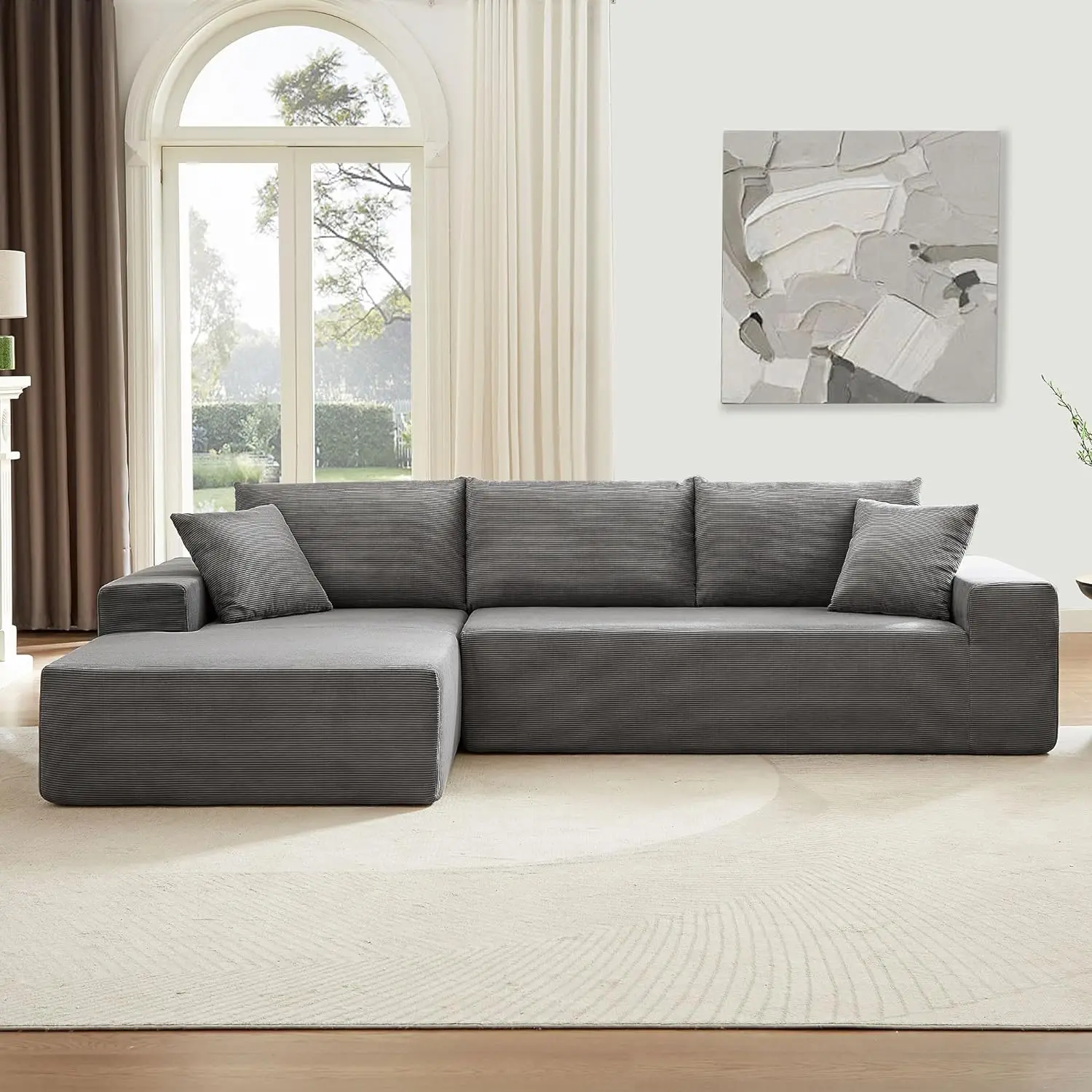 Compressed sofa set furniture couches luxury living room minimalist velvet green  modern fabrics semi round couch compressed