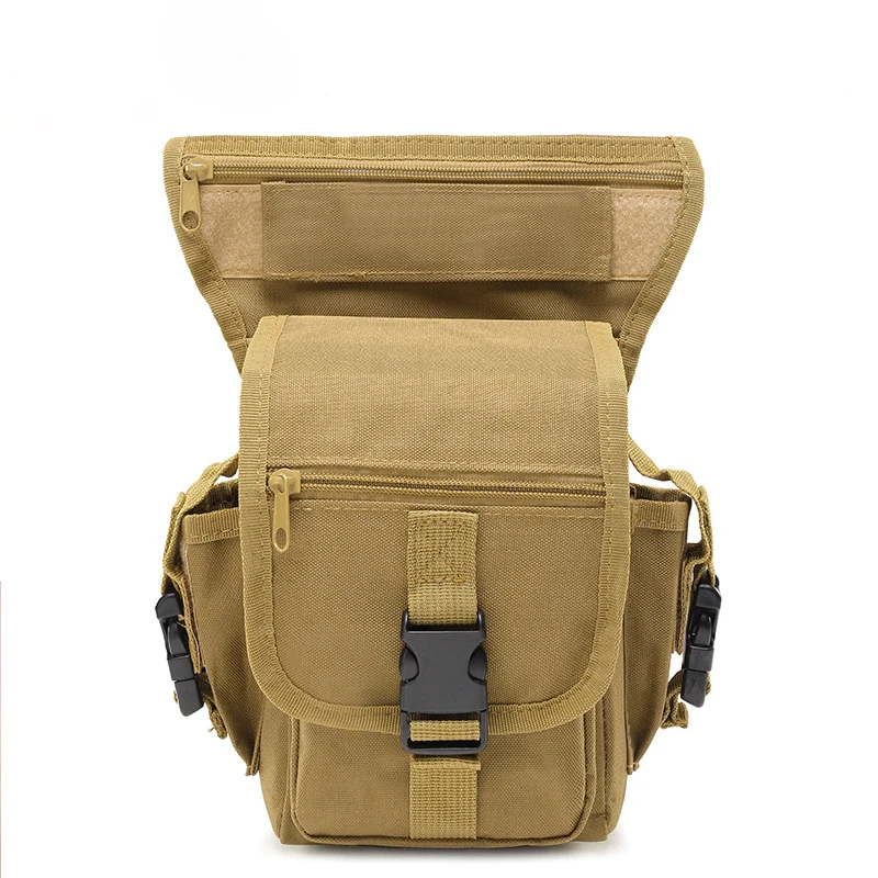0201 Outdoor Custom Wholesale Waterproof Fishing Travel Camping Camouflage Tactical Men Biker Motorcycle Waist Leg Bag