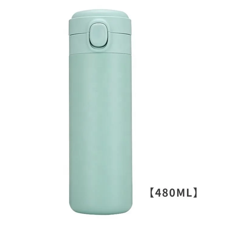 2022 Double Wall Vacuum Bounce Flask  Straight Cup Car Thermos customized Stainless Steel Sport Bottle  LOGO Mug