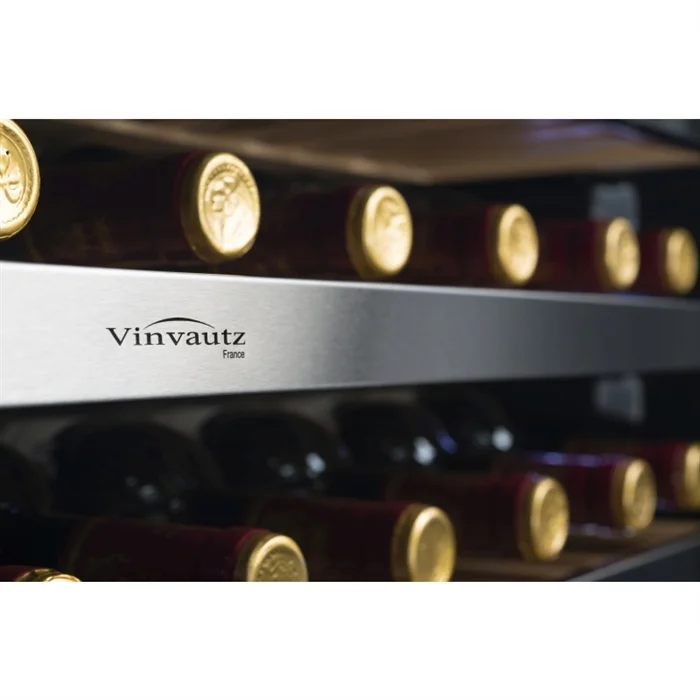Factory Premium Quality 140 Bottles Freestanding Modern Design Large Capacity Dual Zone Wine Cellar