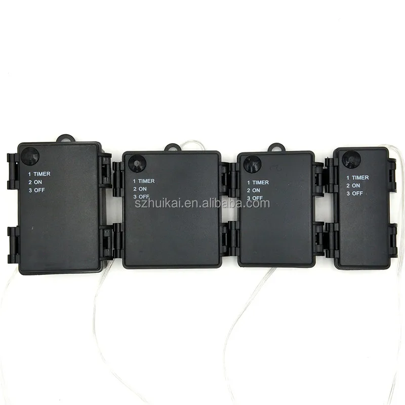 Factory AA waterproof battery holder case 2AA 3AA 4AA 6AA battery pack box with timer and switch