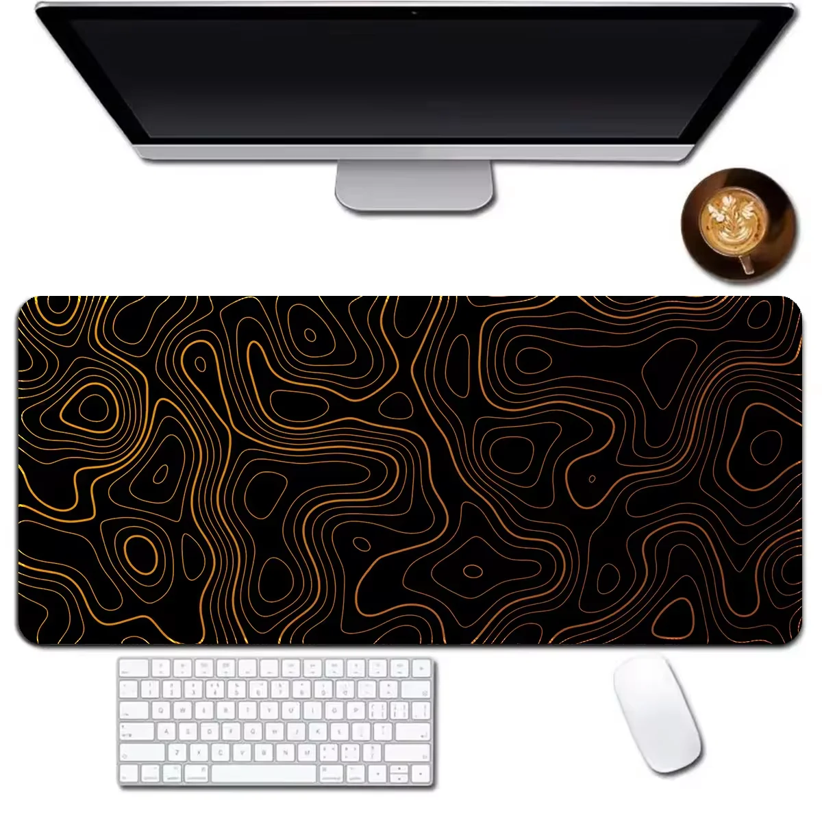 Desk Mats for Oem Odm Factory Gaming Mouse Pads with Edging Packaging and Logo Pc Desk Pad Mat Custom Mouse Pad for Home Office