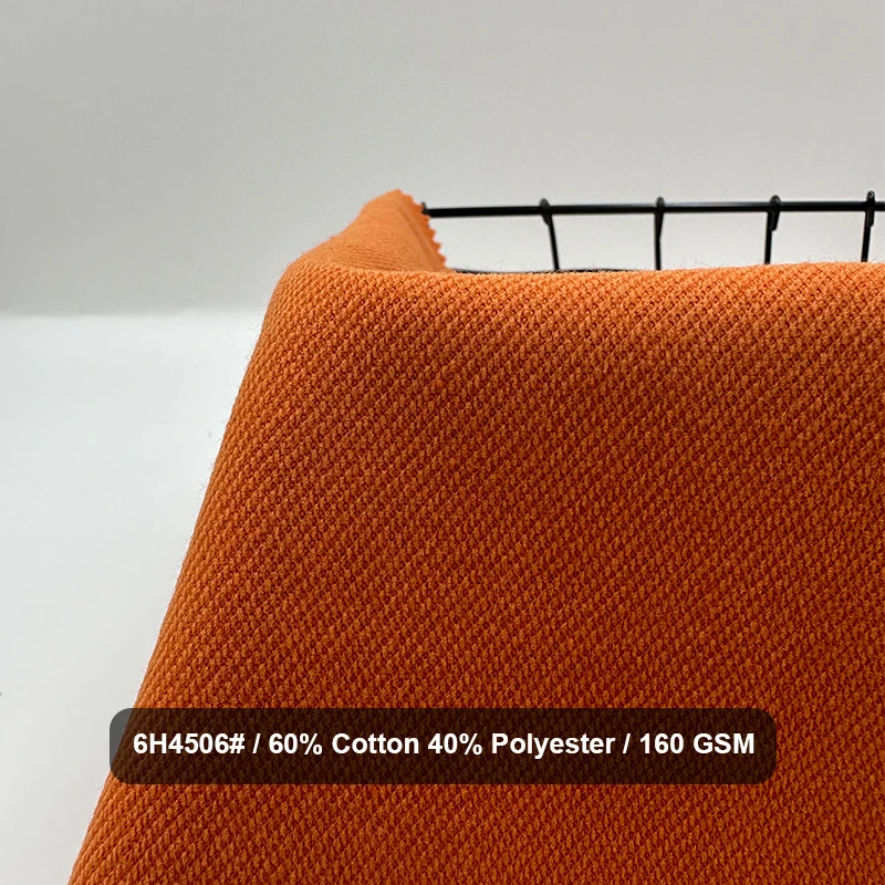 Hot Sale Skin-friendly 60% Cotton 40% Polyester CVC Knitted French Terry Fabric Roll For Thin Hoodie