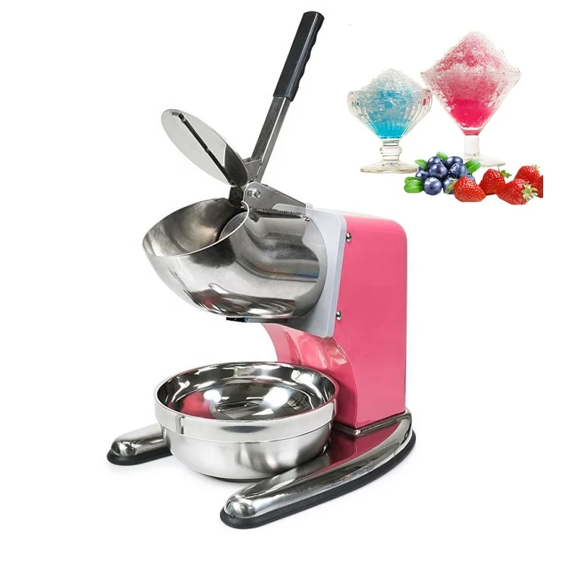 Mini Small 180W Hot Sale Automatic Electric Ice Shaving Machine Commercial Crushed Ice Shaver Machine Slushies Machine Price