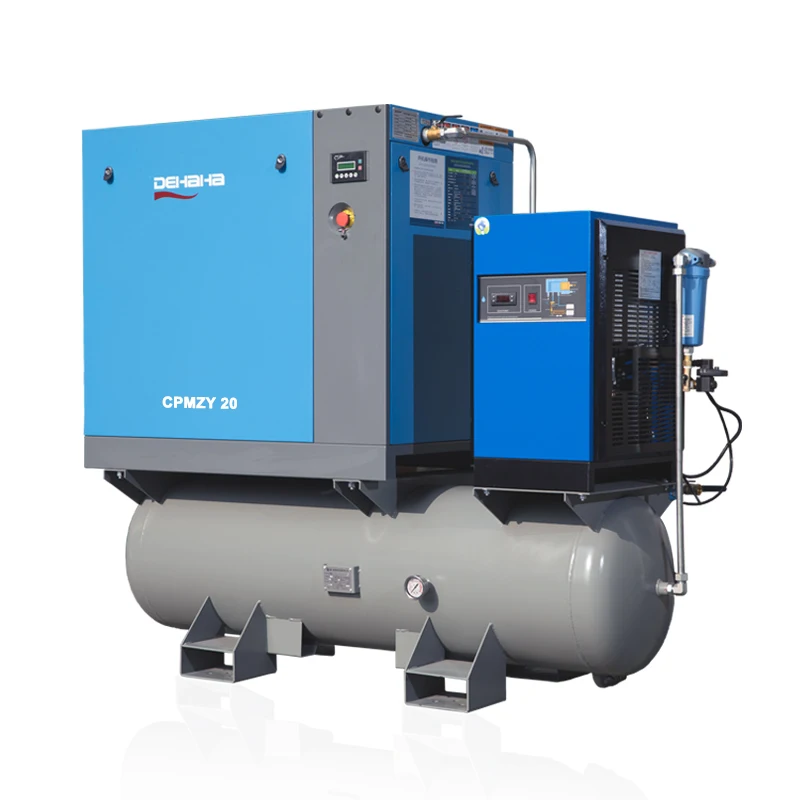 20hp 15kW PM Laser Cutting Combined Rotary Screw Air compressor with Dryer