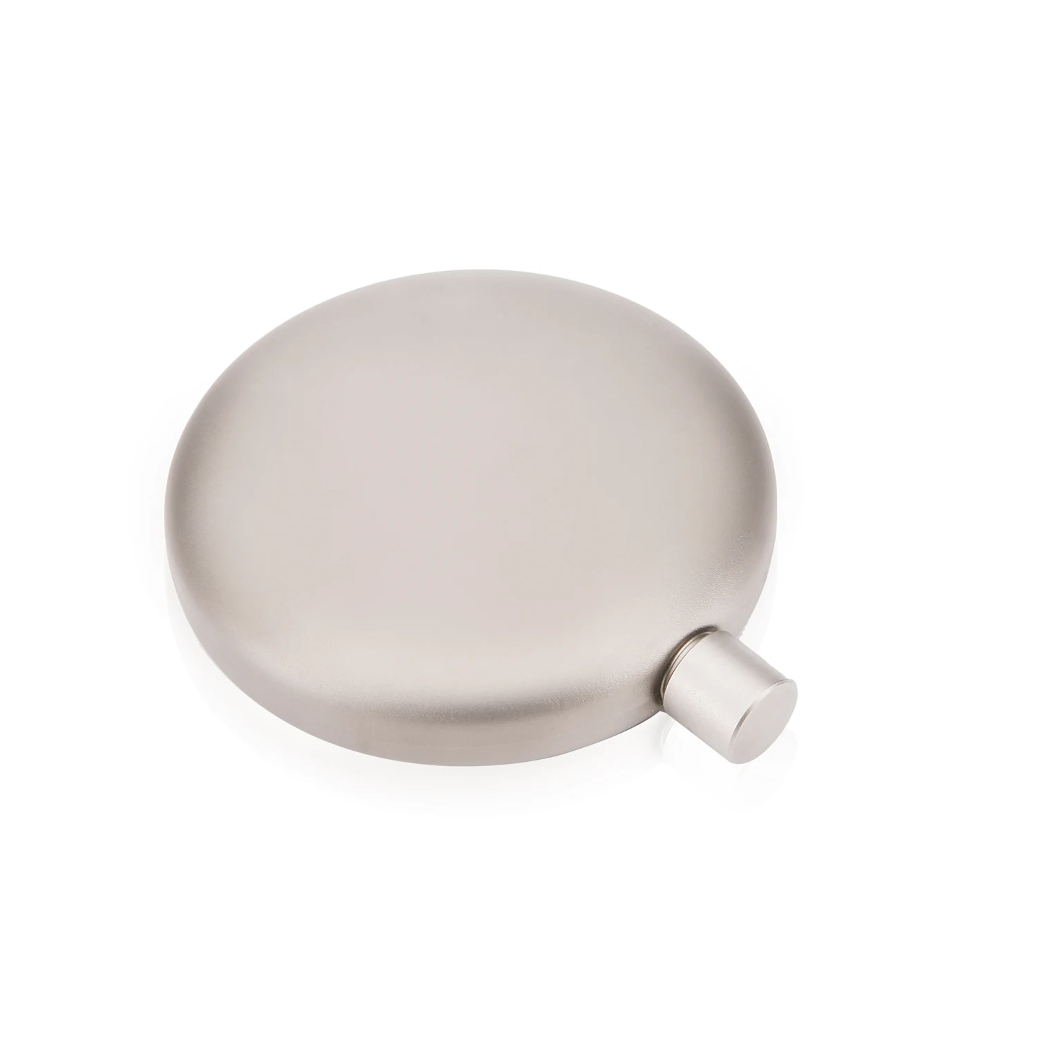 Customized Logo Titanium Wine Flask Lightweight Portable Titanium Mini Wine Bottle Titanium Cookware Flagon