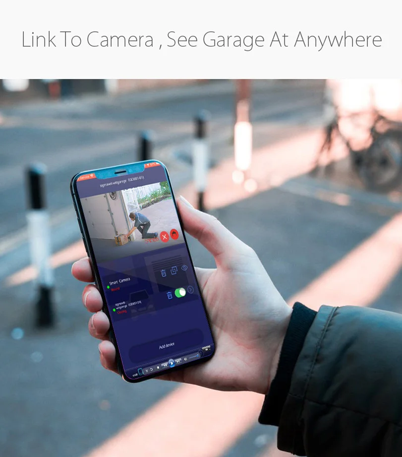  Smart garage automatic door opener Sectional