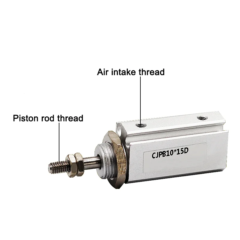 CDJP2B15x5D Stroke 5-15mm With Magnetic Double Acting Micro Mini External Thread Needle Air Pneumatic Cylinders