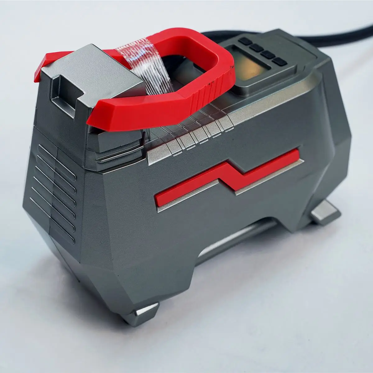 1666 Tire Inflator Air Compressor, Portable DC/AC Air Pump for Car Tires 12V DC and Other Inflatables at Home 110V AC