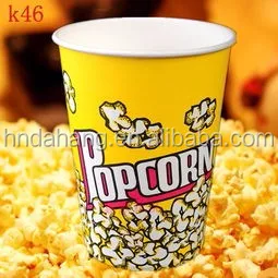 Customized Popcorn Bowl For Food Packing Takeaway French Fries Cups Fried Chicken Paper Box