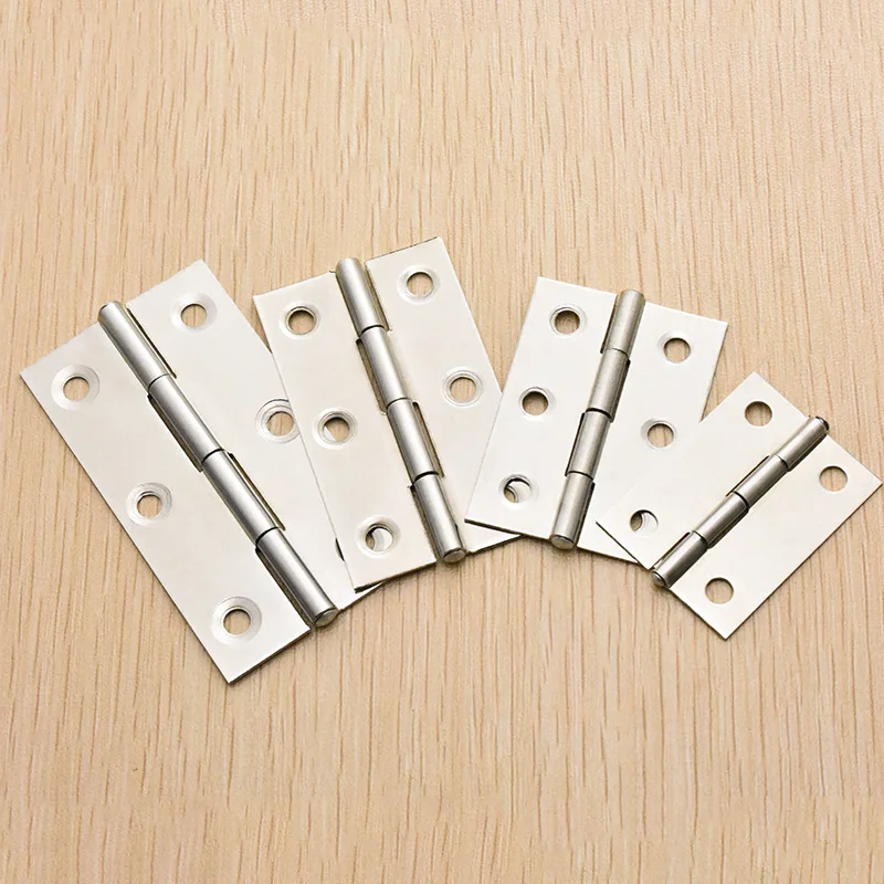 HM1124 Small cabinet door flush small hinge 1.5/2/2.5/3inch stainless steel hinge hinge box direct selling