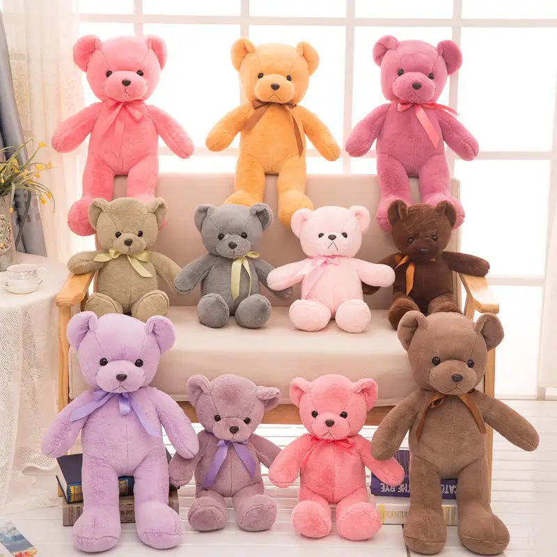 Custom giant teddy bear plush toy for wedding bulk small plush keychain Stuffed Animal Plush pillow huging promotion gift kids
