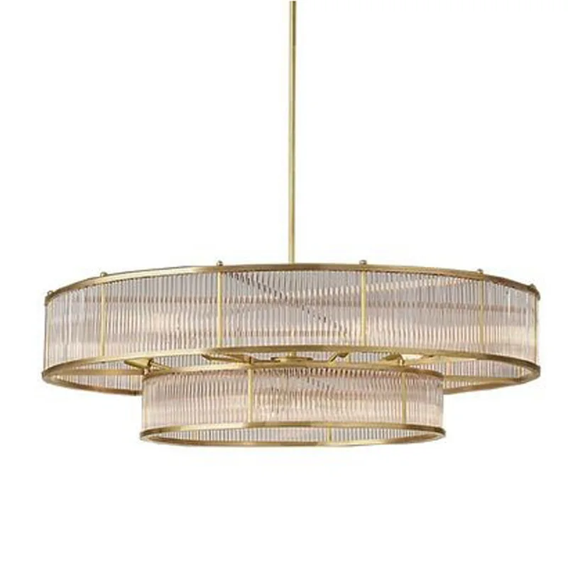 Роскошная хрустальная люстра для гостиной основной свет креативный Американский отель частный дуплекс вилла ресторан спальня проектный