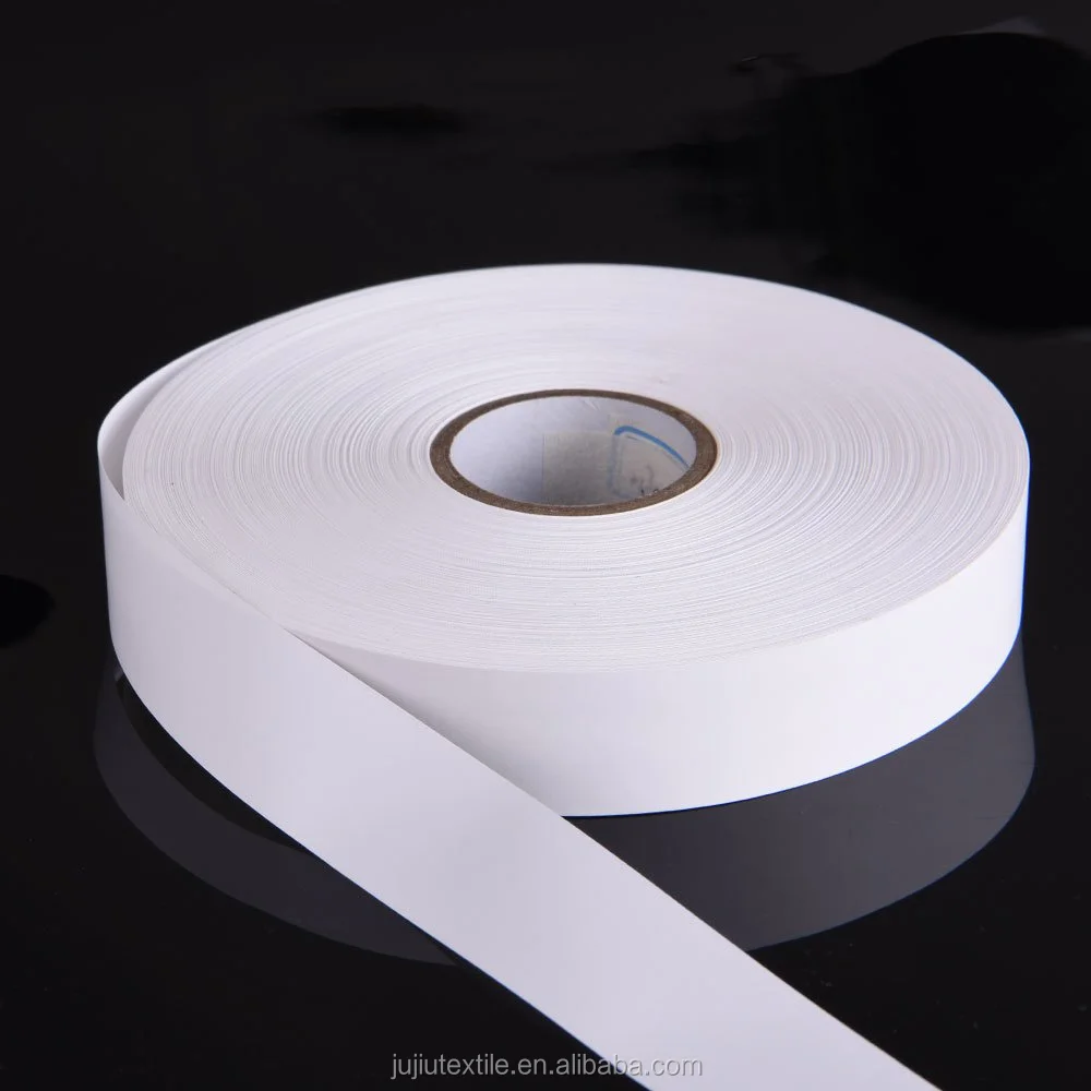 Custom Silk screen printing Nylon Taffeta care label (Paper tape) roll for garment washing care label