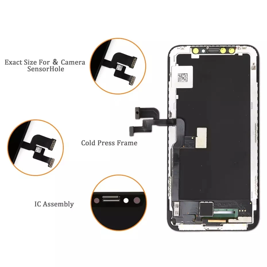 Оригинальный заводской дисплей oled lcd для iphone x xr 11 12 13 pro max mini xs