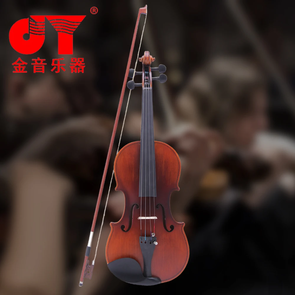 Factory OEM Handmade Student Violin With case