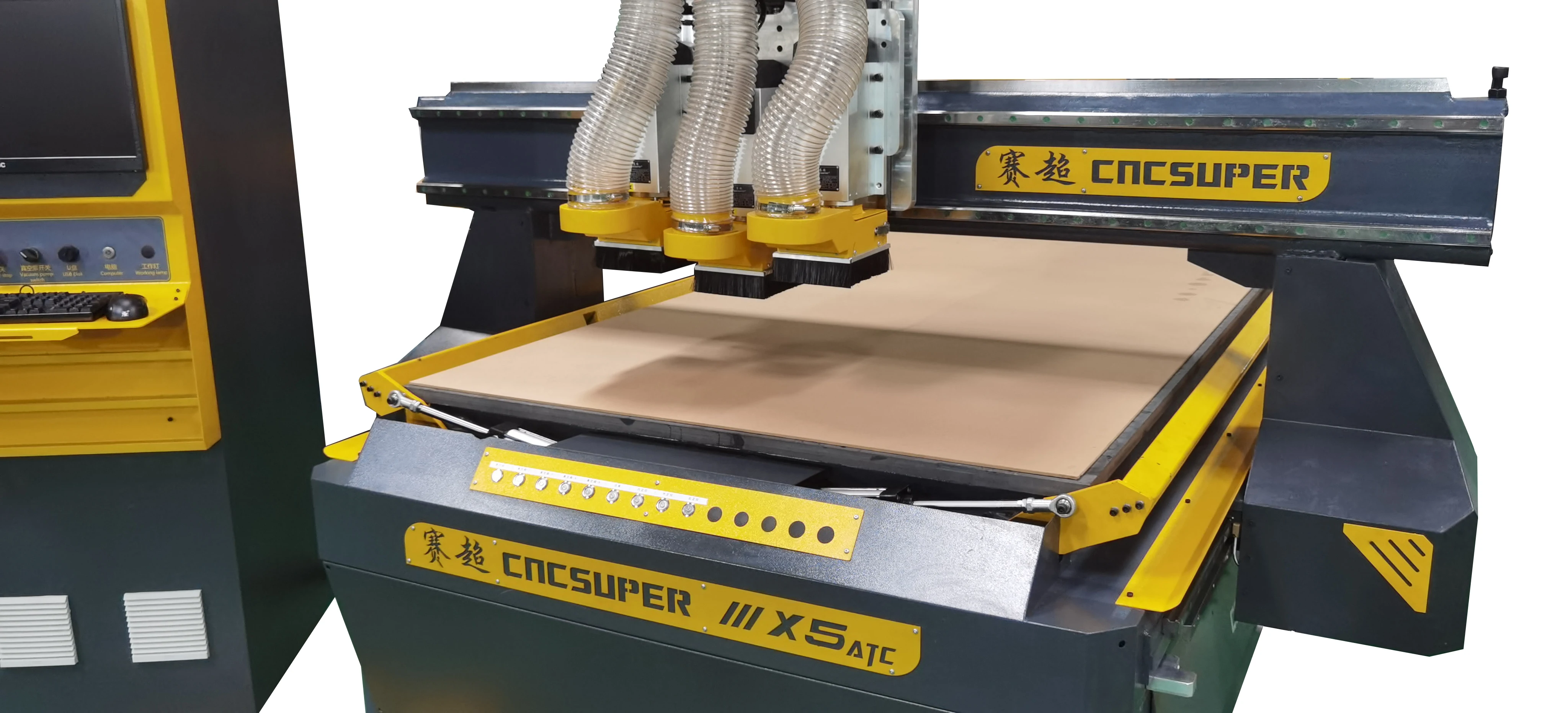 1325 Multi Spindles Processing Automatic Change Tool Wood Working Carving Panel Kitchen Cabinet Making Machines Atc Cnc Router