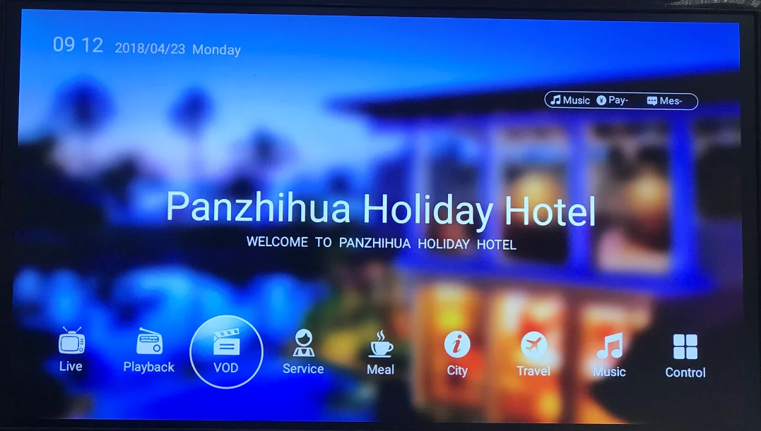 IPTV System Solution with VOD/CMS for Hotel HD 1080P