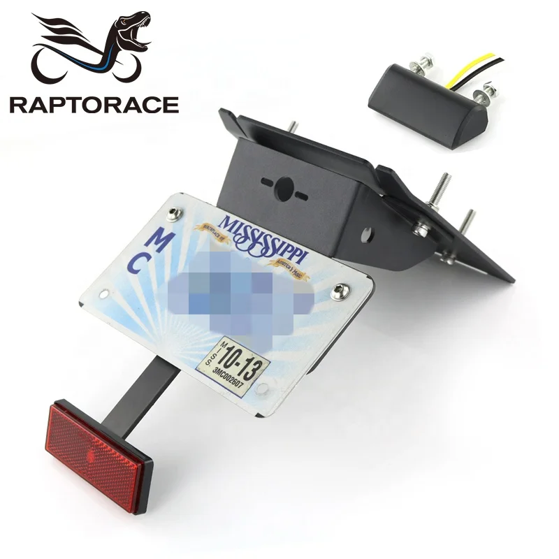 Raptorace fit for HONDA MSX125 2017-2021 aftermarket aluminum number license plate holder fender eliminator tail tidy