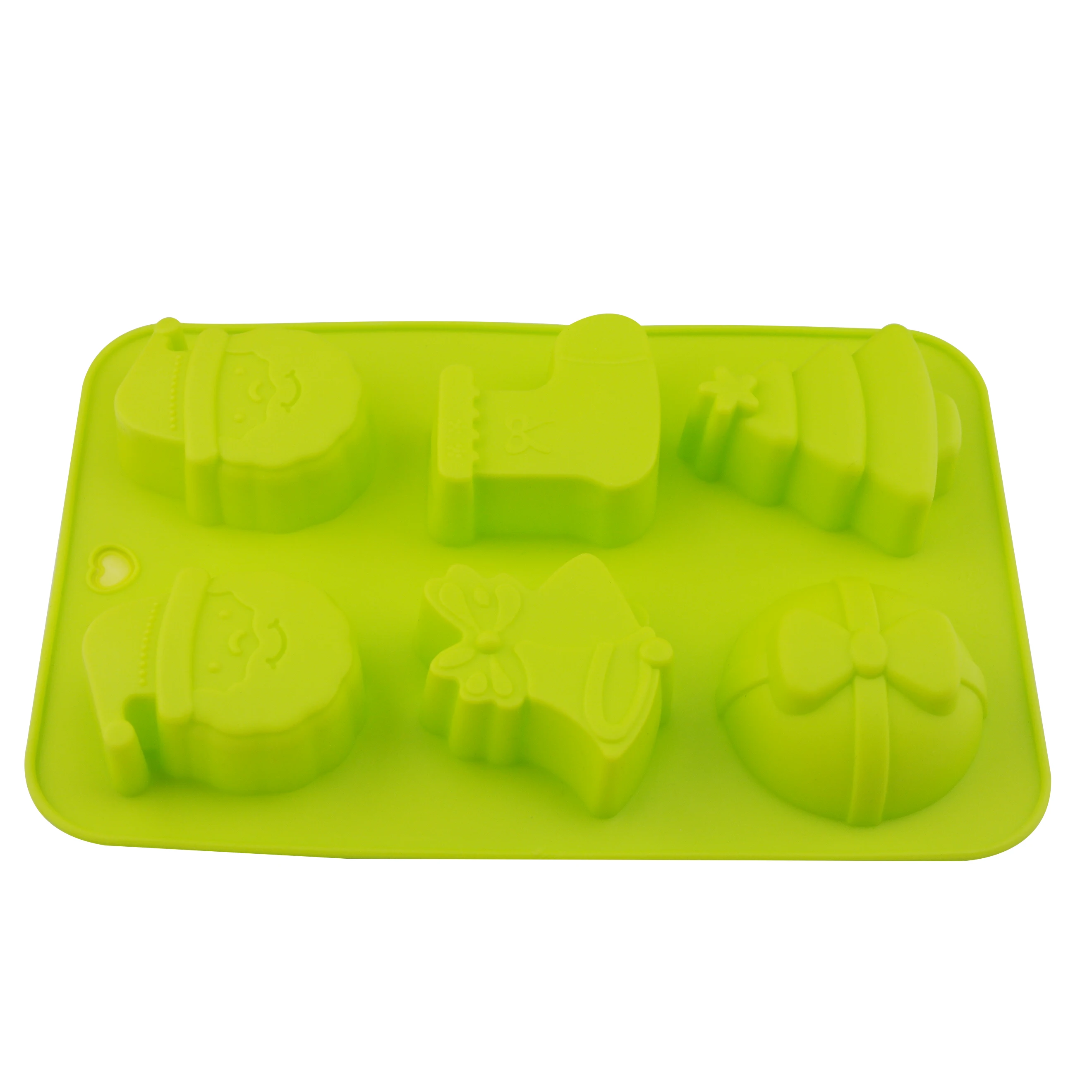 
Christmas style Santa Clause Tree Socks shaped silicone cake mold handmade soap mold 