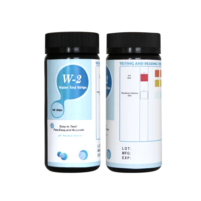 Factory limited price Nitrate hardness ph iron W-2 water test strips